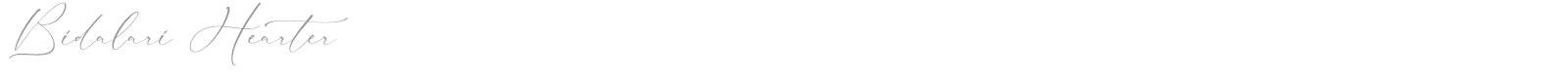 Bidalari Hearter font preview